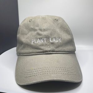 PLANT LADY embroidered cap